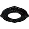 Ekena Millwork Benson Ceiling Medallion (Fits Canopies up to 4 1/8"), 9"OD x 4 1/8"ID x 5/8"P, Jet Black CM09BNBLF - alternate 4